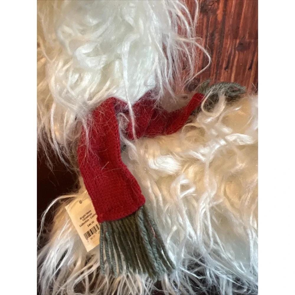 Bright Ideas‎ Llama Plush Stuffed Animal Laying Llama Holiday Scarf